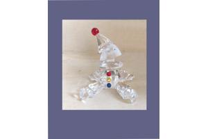 Swarovski zittende clownpop met doos en certificaat