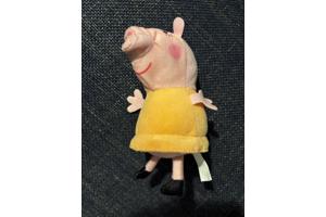 Peppa Pig knuffel big gele jurk Peppa big biggetje