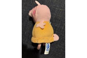 Peppa Pig knuffel big gele jurk Peppa big biggetje