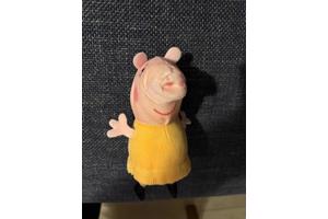 Peppa Pig knuffel big gele jurk Peppa big biggetje