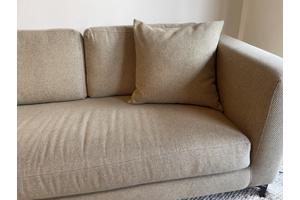 3p groene zitbank met open einde