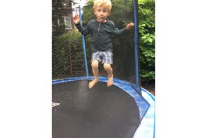 grote trampoline