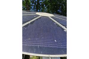 Zonnepanelen bloem