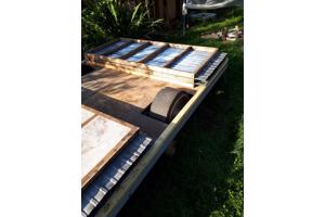 Te koop een oude schaftkeet reeds gedeeltelijk opgeknapt