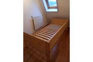 Lifetime bed 90x200cm inclusief halve en hele hoogslaper