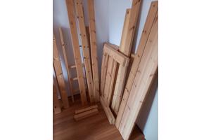 Lifetime bed 90x200cm inclusief halve en hele hoogslaper