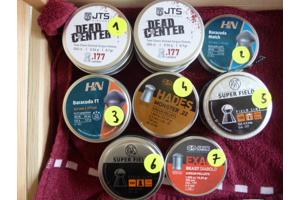 Lot pellets in .177 en .22