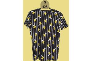 Glo-story t-shirt zwart banana strike S