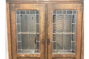 Houten Brocante Vitrinekastje