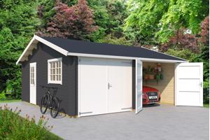 Houten garage Falkland Incl. Wooden Doors ---VERLAAGDE PRIJS