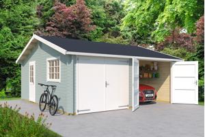 Houten garage Falkland Incl. Wooden Doors ---VERLAAGDE PRIJS