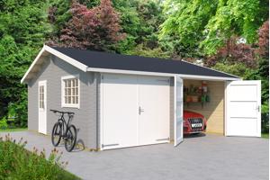 Houten garage Falkland Incl. Wooden Doors ---VERLAAGDE PRIJS