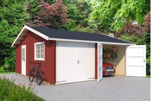Houten garage Falkland Incl. Wooden Doors ---VERLAAGDE PRIJS