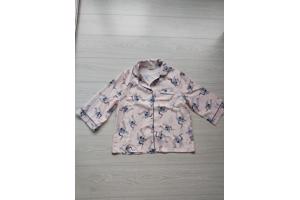 JCL blouse zijde zacht vogelprint lichtroze M/L