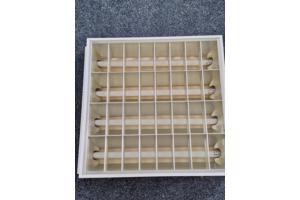 25 TL-lichtbakken 60x60 cm incl. TL-buizen en snoeren