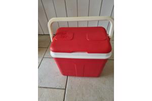 Flair koelbox 10L Rood vintage retro schilder bouw