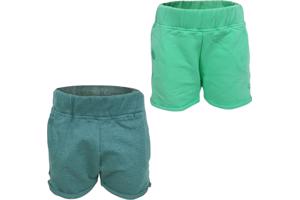 2x Little love meisjes korte broek 12-18 mnd / 80/86