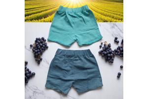2x Little love meisjes korte broek 12-18 mnd / 80/86