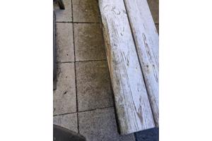 picknick tafel van Douglas hout, licht beschadigd