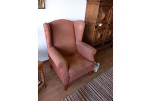 Heel grote oorfauteuil om heerlijk in te zitten