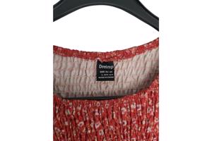 Lange zomer jurk oranje L