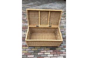 Rieten mand voor opberg/ wasmand/ speelgoed