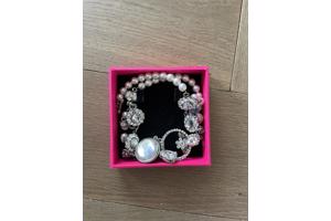 Otazu halsketting met kristalle en parels