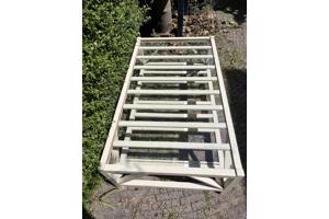 Salontafel met glasplaat