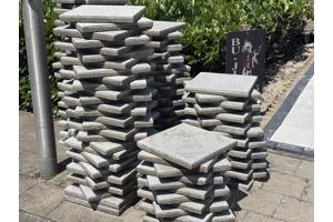 terrastegels 40x40 cm - 100 stuks