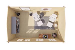 Blokhut - Tuinhuis Sophie | 40 mm | onbehandeld