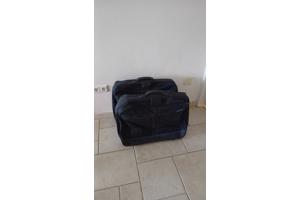 2x koffer Samsonite light set stoffen