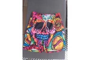Zwembroek - zwemshort skull multicolor M