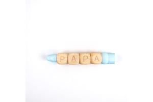 Gepersonaliseerde balpen papa lichtblauw