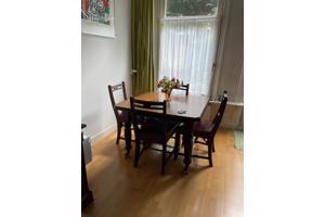 Eikenhouten eethoek in goede staat