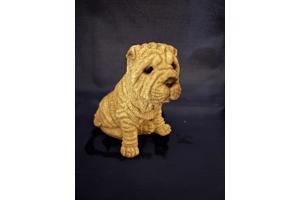 Honden beelden 4 rassen , samen of in delen te koop beeldjes