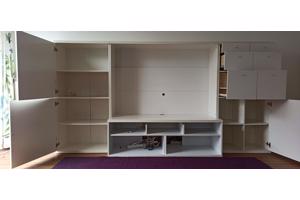 Modern wit 3-delig TV meubel