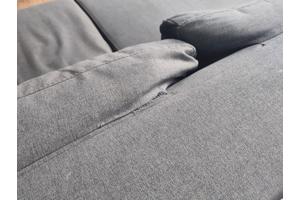 Hoekbank blauw, MADE Oskar