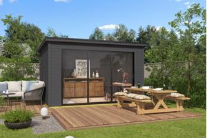 Blokhut Pernilla 385x295 Onbehandeld vuren