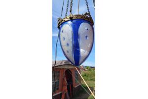Kerklamp te koop (Met barsten in glas)