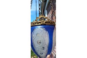 Kerklamp te koop (Met barsten in glas)