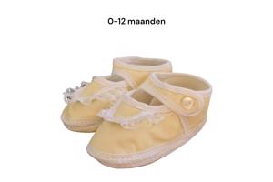 Junior Joy Babyschoenen Geel Met Kant