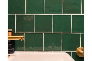 10x10 Zelliges groene handvorm tegels Cifre olive kopen