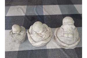 3 'Baby'/foetus beeldjes