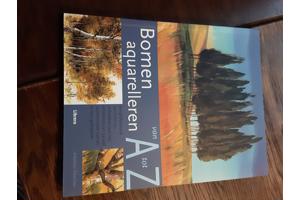 Bloemen werken en aquarel technieken