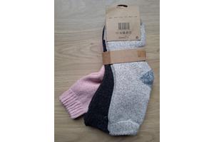 3 Paar Thermo Alpaka Wollen Sokken Maat 32-35 (Kind)