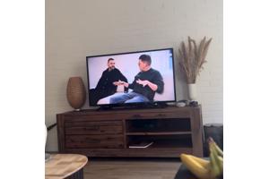 Tv meubel licht hardhout