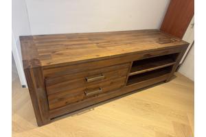 Tv meubel licht hardhout
