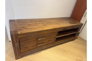 Tv meubel licht hardhout