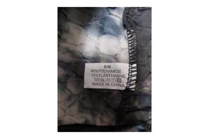 Korte broek print zwart S/M