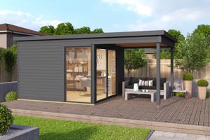 NIEUW Modern luxe blokhut Domeo 2 Set